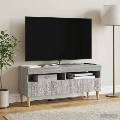 vidaXL LED TV Cabinet Grey Sonoma Engineered Wood