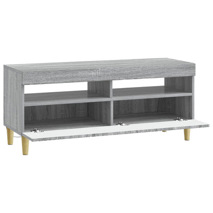 vidaXL LED TV Cabinet Grey Sonoma Engineered Wood