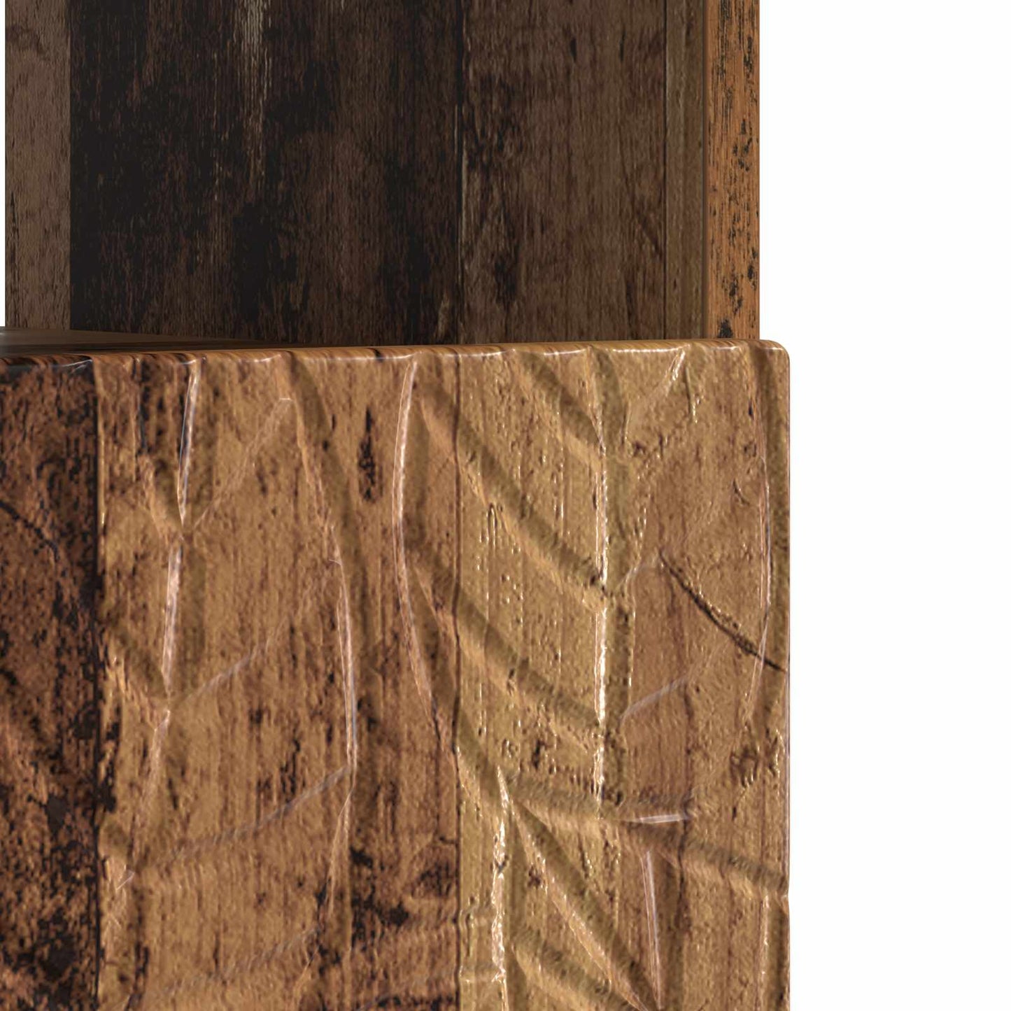 vidaXL LED TV Cabinet Old Wood Engineered Wood