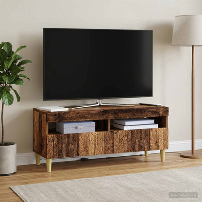 vidaXL LED TV Cabinet Old Wood Engineered Wood