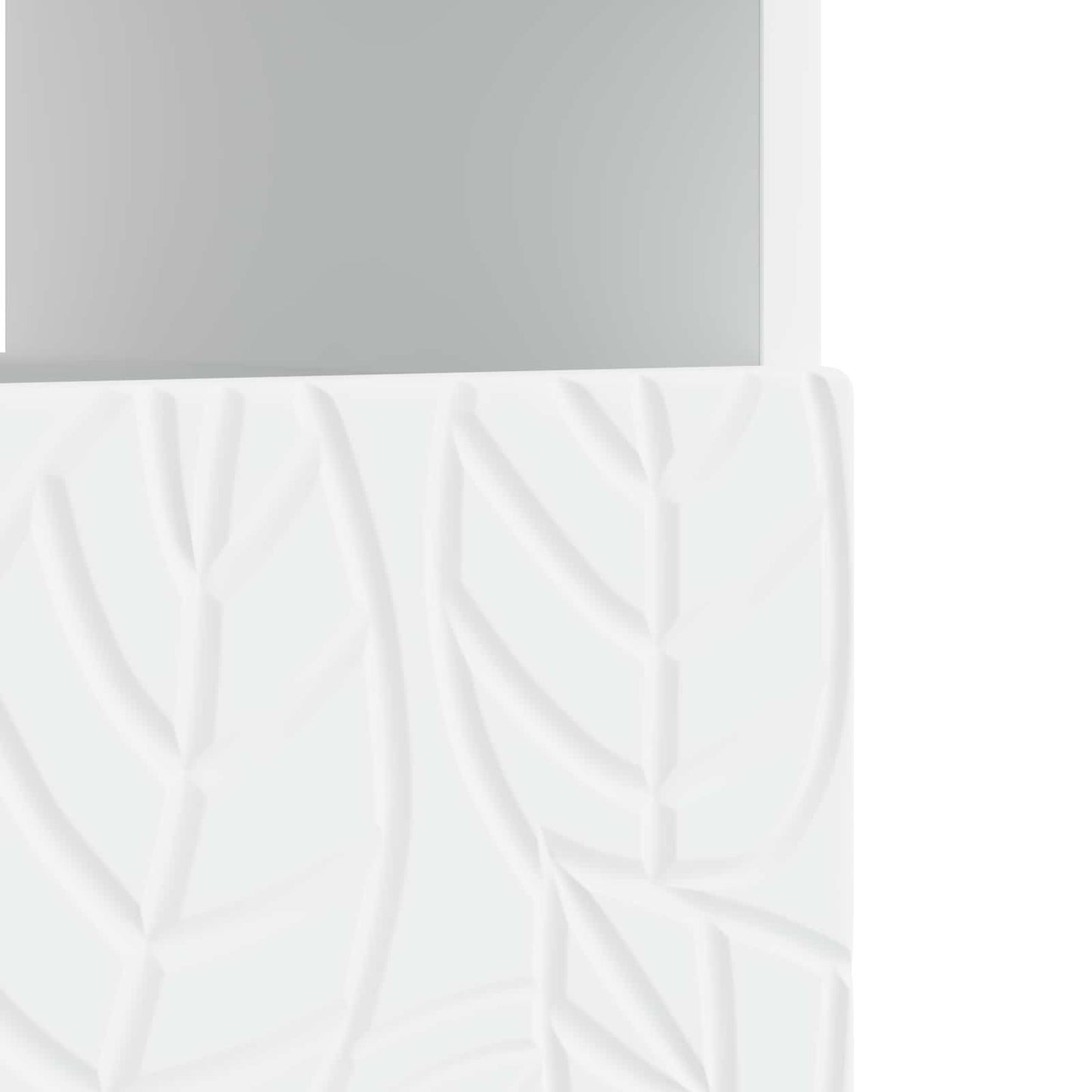 vidaXL LED TV Cabinet White Engineered Wood