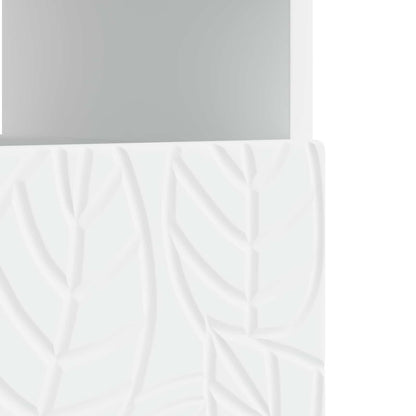 vidaXL LED TV Cabinet White Engineered Wood