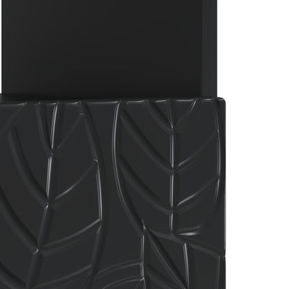 vidaXL LED TV Cabinet Black Engineered Wood
