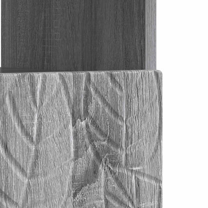 vidaXL LED TV Cabinet Grey Sonoma Engineered Wood