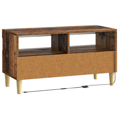 vidaXL LED TV Cabinet Old Wood Engineered Wood