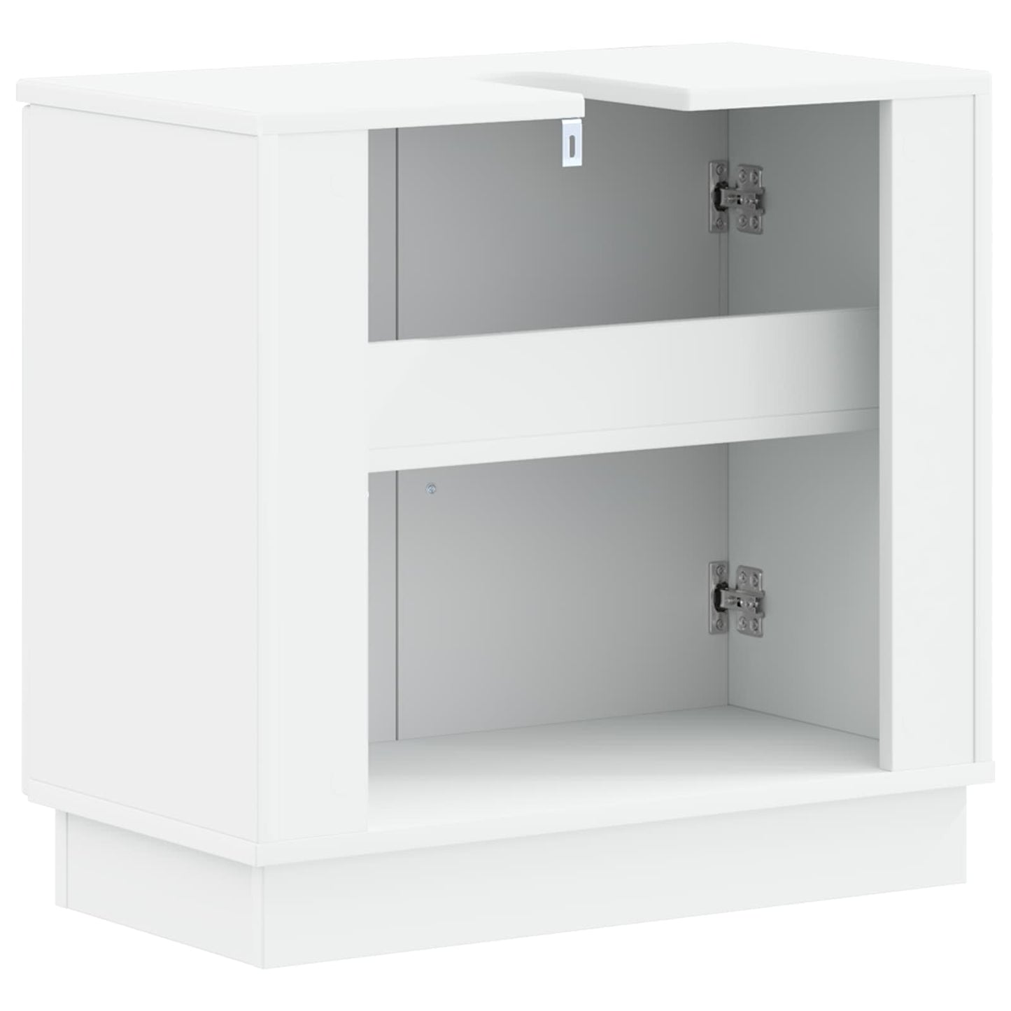 vidaXL Bathroom Sink Cabinet HOORN White 59.5 x 31.5x 56 cm