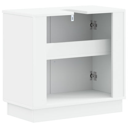 vidaXL Bathroom Sink Cabinet HOORN White 59.5 x 31.5x 56 cm