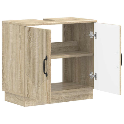 vidaXL Bathroom Sink Cabinet HOORN Sonoma Oak 59.5 x 31.5x 56 cm
