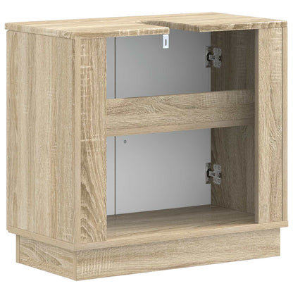 vidaXL Bathroom Sink Cabinet HOORN Sonoma Oak 59.5 x 31.5x 56 cm