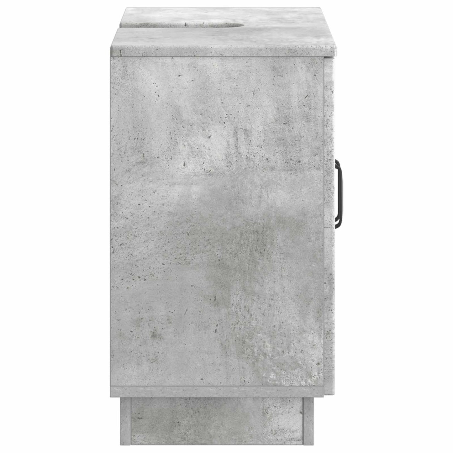 vidaXL Bathroom Sink Cabinet HOORN Concrete Grey 59.5 x 31.5x 56 cm