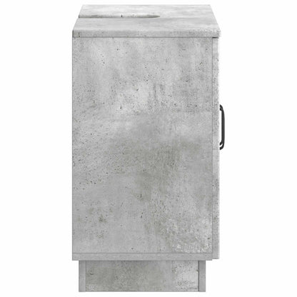 vidaXL Bathroom Sink Cabinet HOORN Concrete Grey 59.5 x 31.5x 56 cm