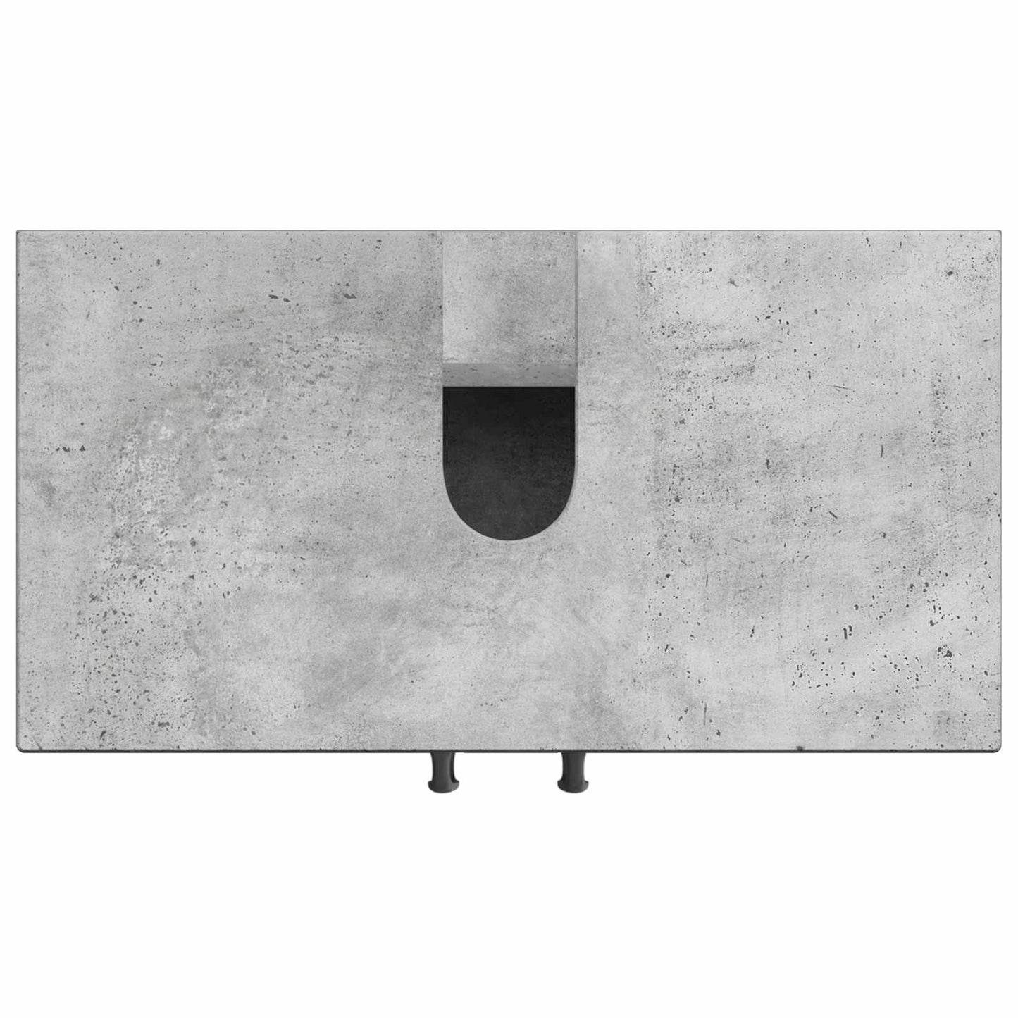 vidaXL Bathroom Sink Cabinet HOORN Concrete Grey 59.5 x 31.5x 56 cm