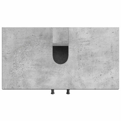 vidaXL Bathroom Sink Cabinet HOORN Concrete Grey 59.5 x 31.5x 56 cm