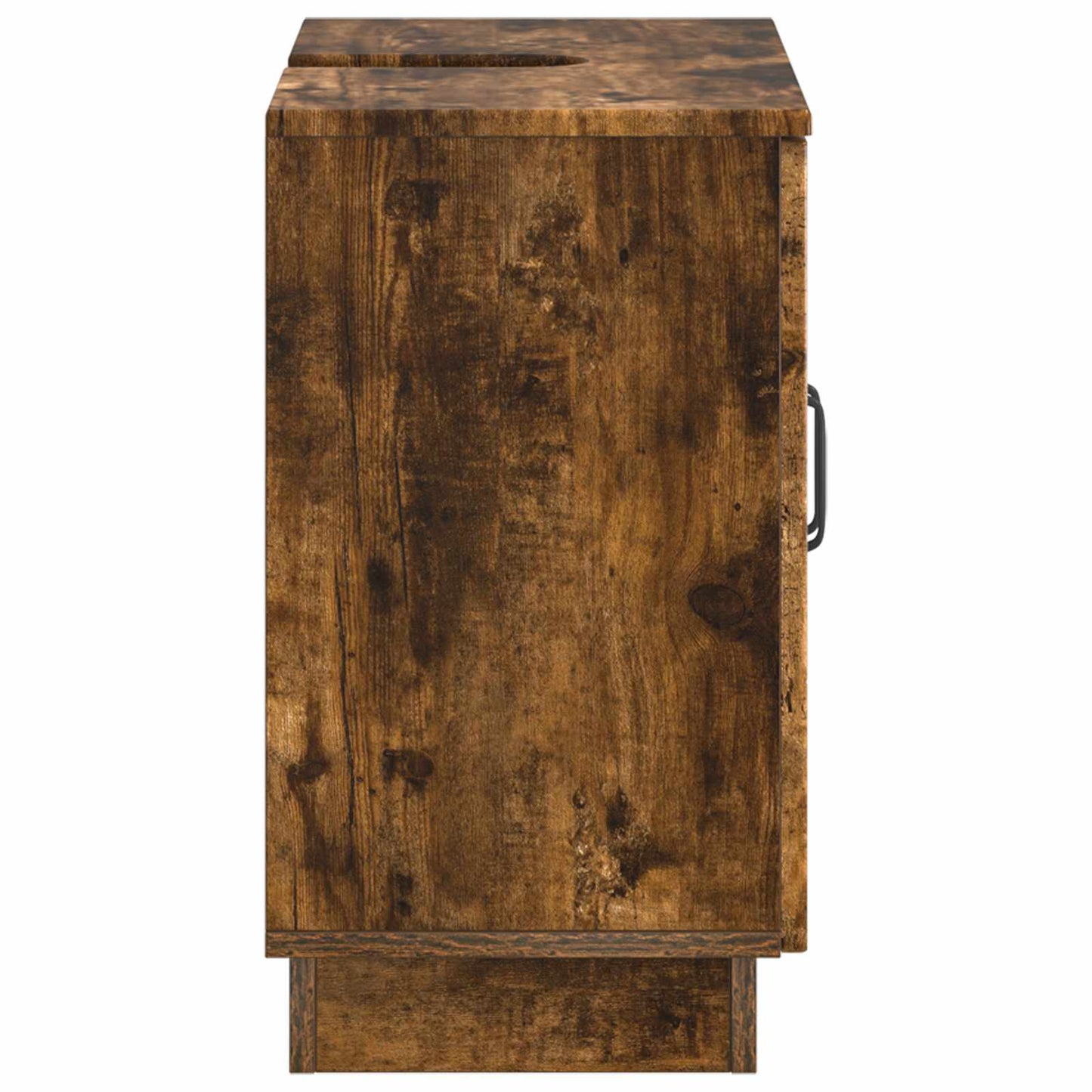 vidaXL Bathroom Sink Cabinet HOORN Smoked Oak 59.5 x 31.5x 56 cm