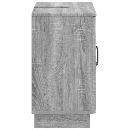 vidaXL Bathroom Sink Cabinet HOORN Grey Sonoma 59.5 x 31.5x 56 cm