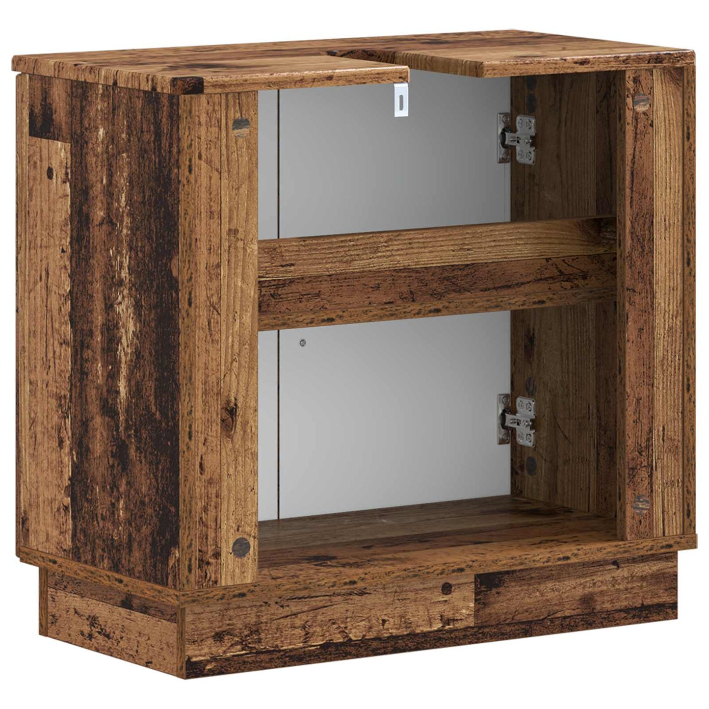 vidaXL Bathroom Sink Cabinet HOORN Old Wood 59.5 x 31.5x 56 cm