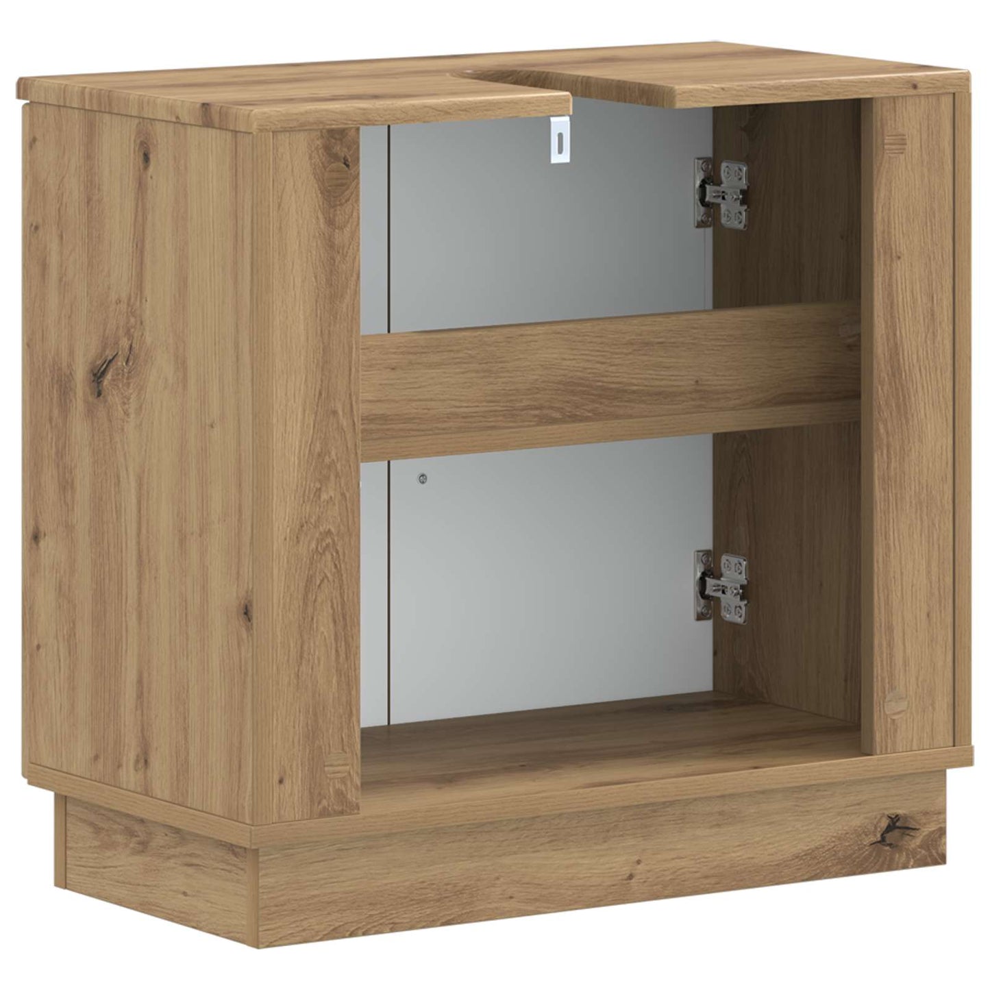 vidaXL Bathroom Sink Cabinet HOORN Artisan Oak 59.5 x 31.5x 56 cm