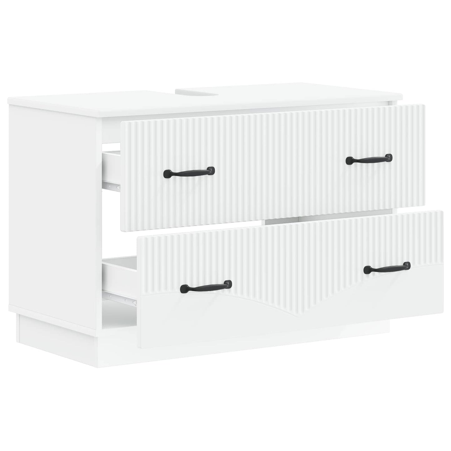 vidaXL Bathroom Sink Cabinet HOORN White 82 x 41x 56 cm