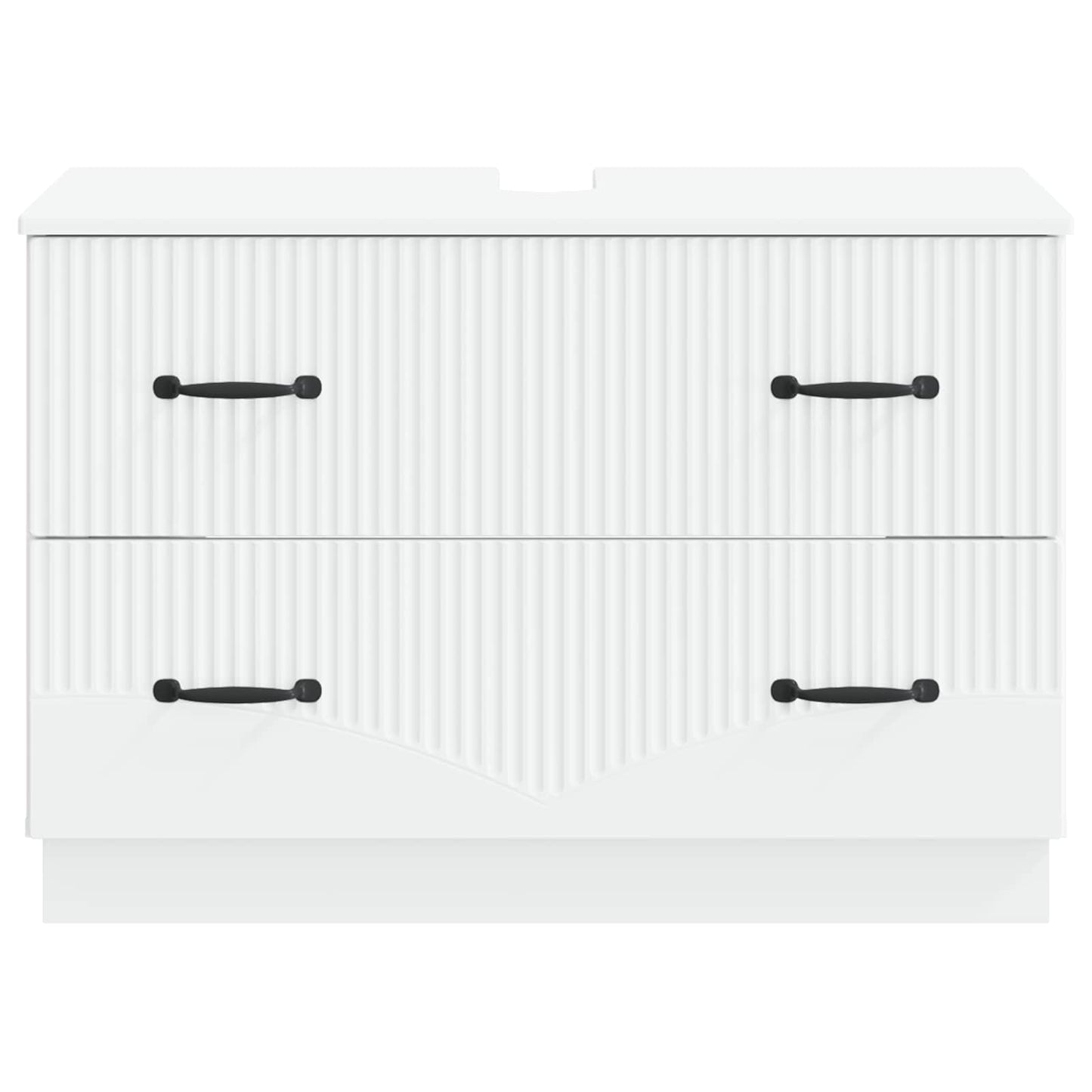 vidaXL Bathroom Sink Cabinet HOORN White 82 x 41x 56 cm