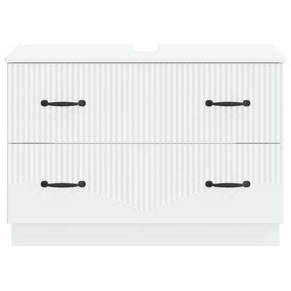 vidaXL Bathroom Sink Cabinet HOORN White 82 x 41x 56 cm