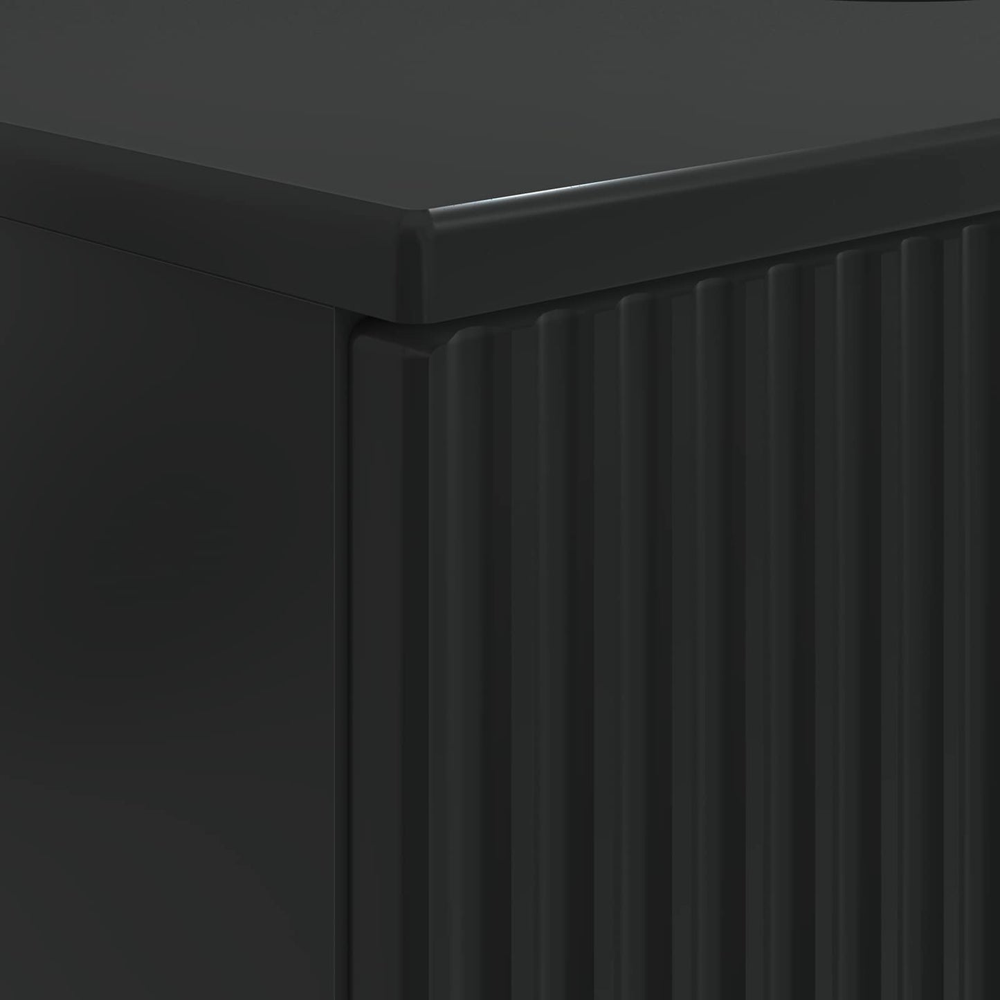 vidaXL Bathroom Sink Cabinet HOORN Black 82 x 41x 56 cm