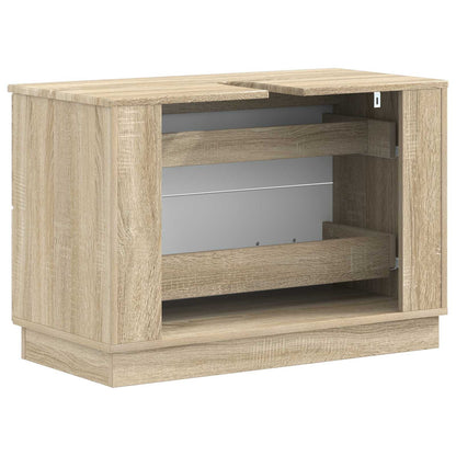 vidaXL Bathroom Sink Cabinet HOORN Sonoma Oak 82 x 41x 56 cm