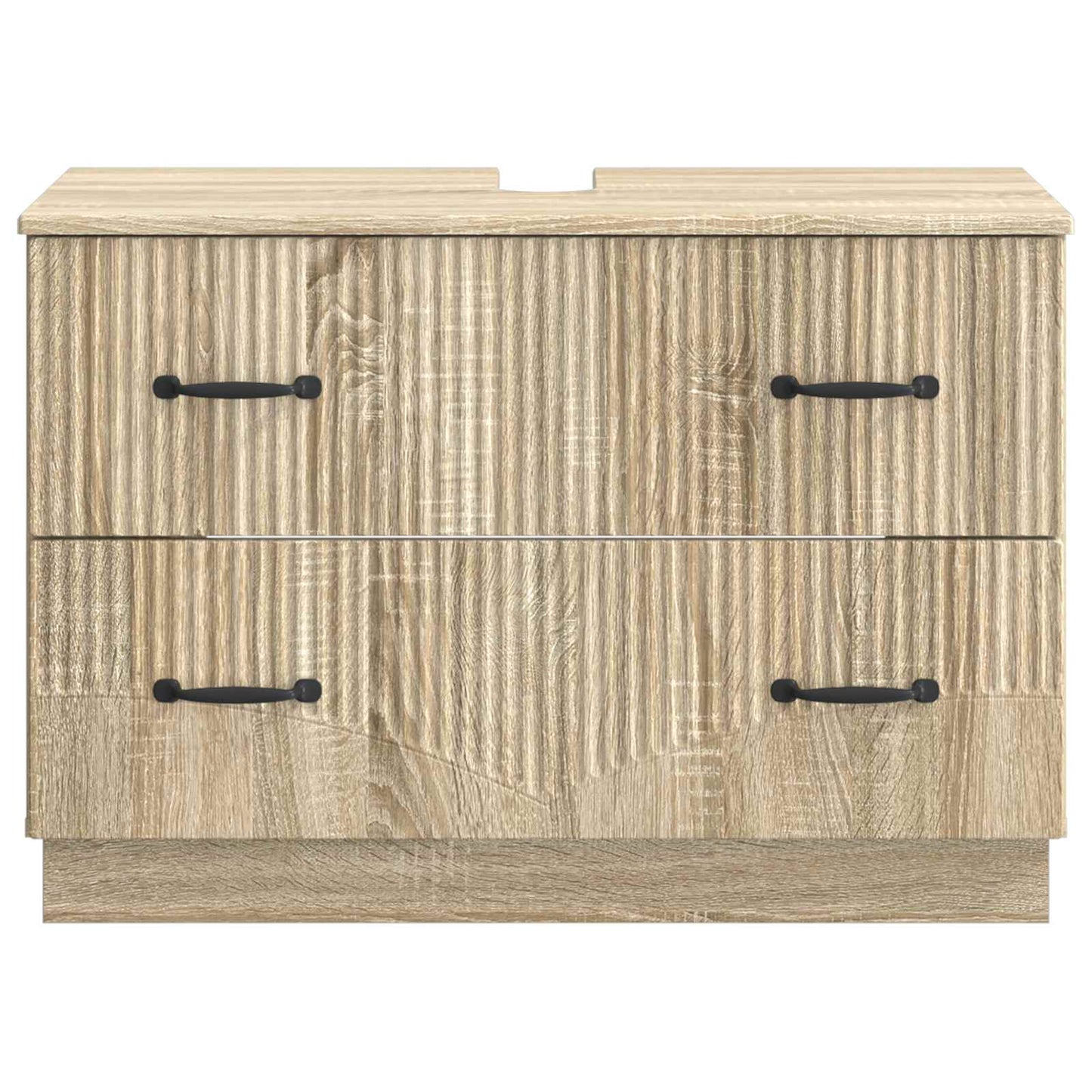 vidaXL Bathroom Sink Cabinet HOORN Sonoma Oak 82 x 41x 56 cm