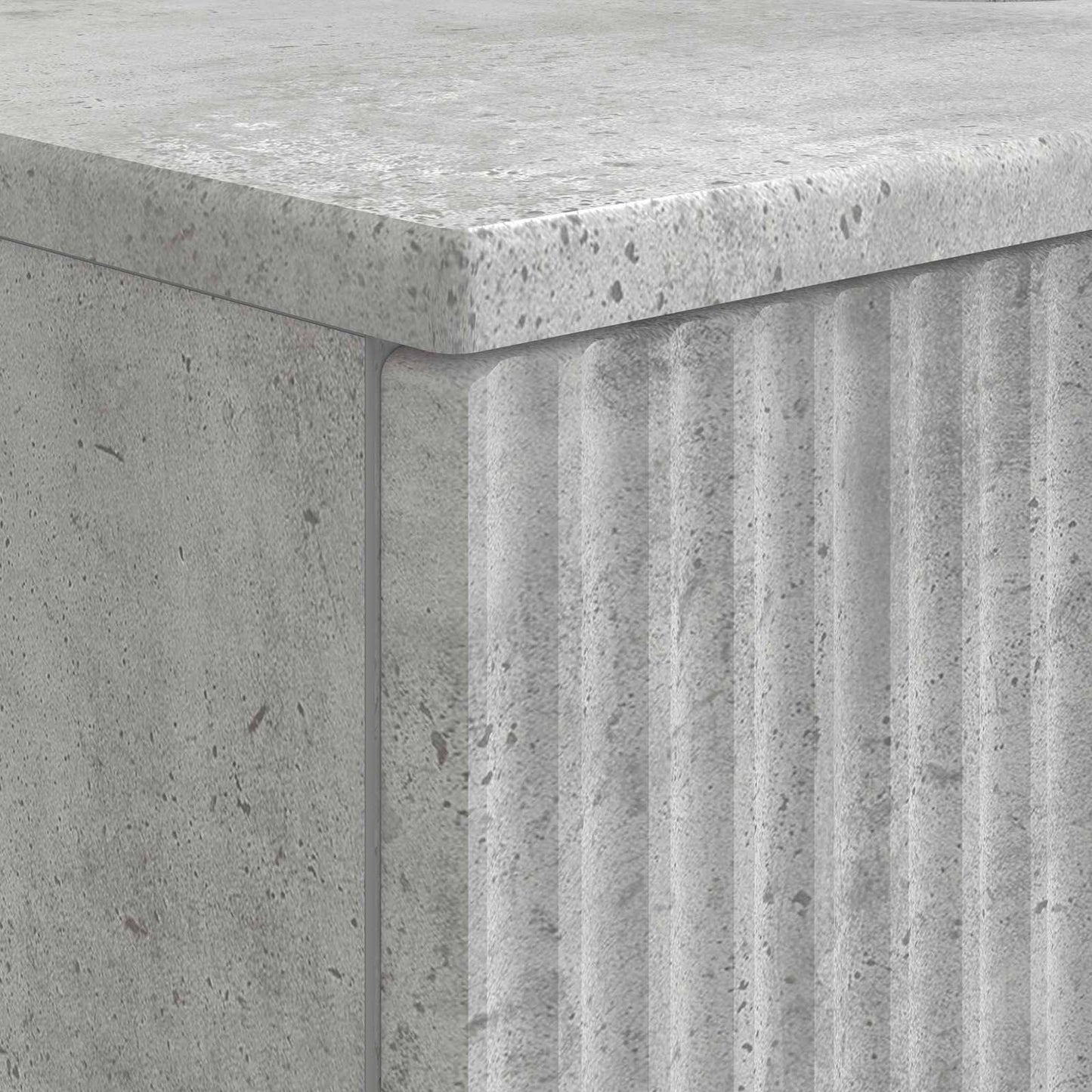 vidaXL Bathroom Sink Cabinet HOORN Concrete Grey 82 x 41x 56 cm