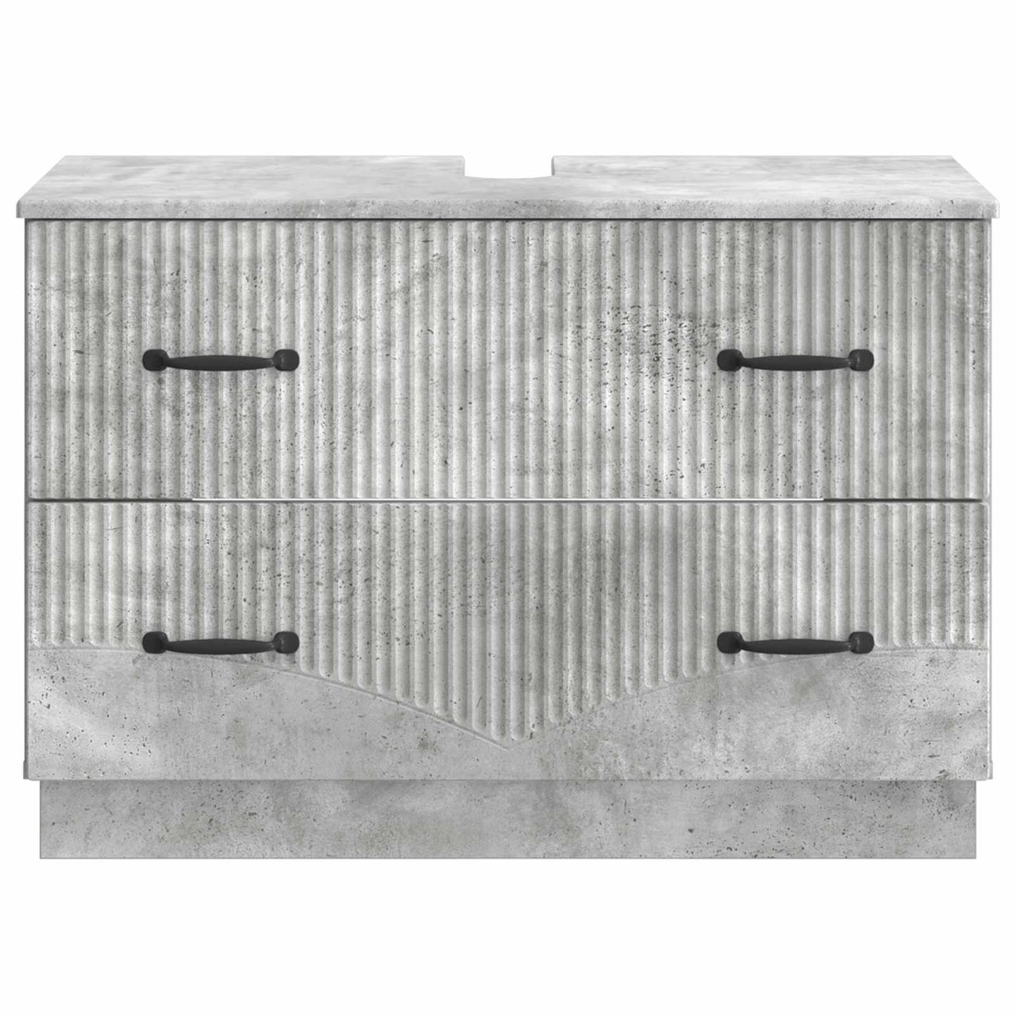 vidaXL Bathroom Sink Cabinet HOORN Concrete Grey 82 x 41x 56 cm