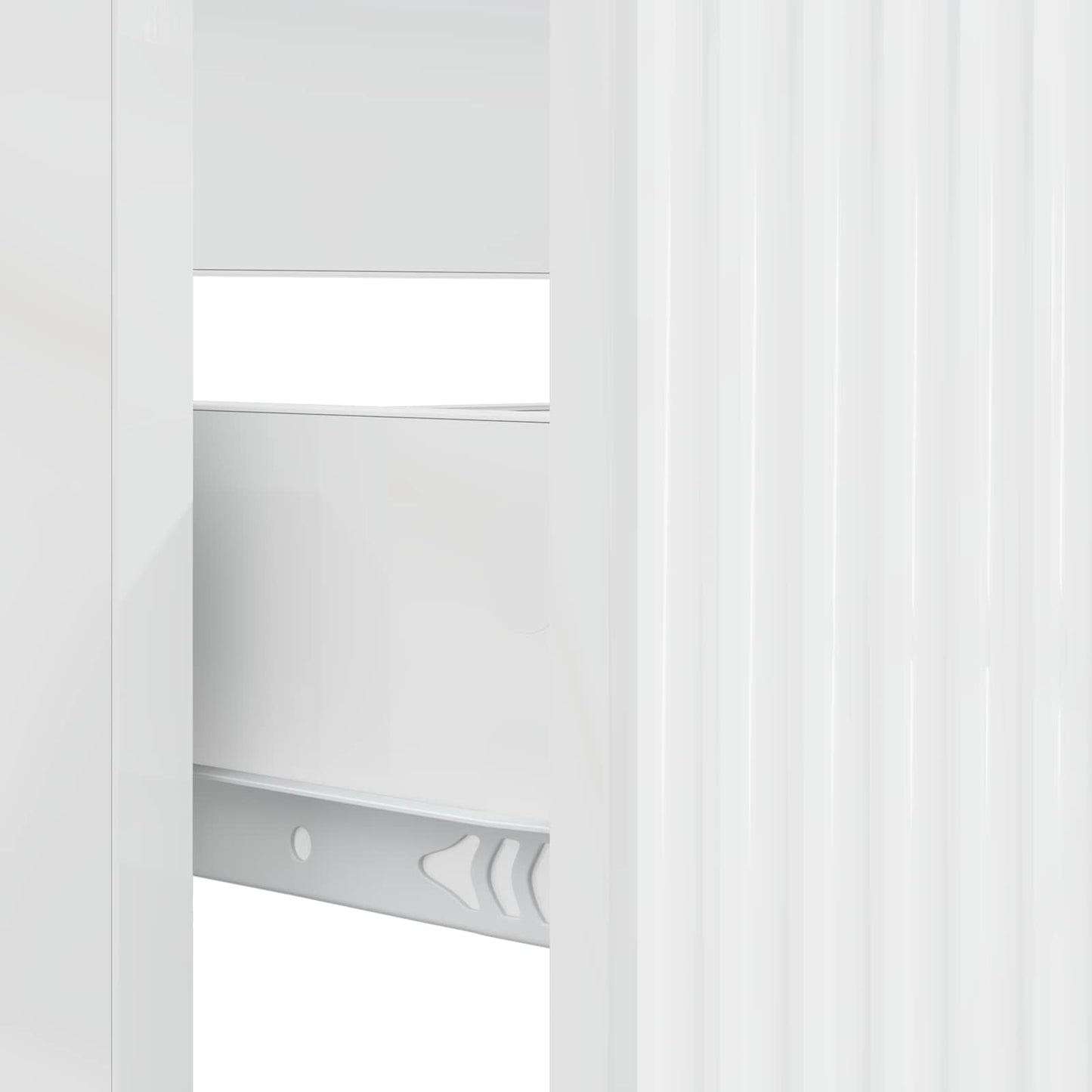 vidaXL Bathroom Sink Cabinet HOORN High Gloss White 82 x 41x 56 cm