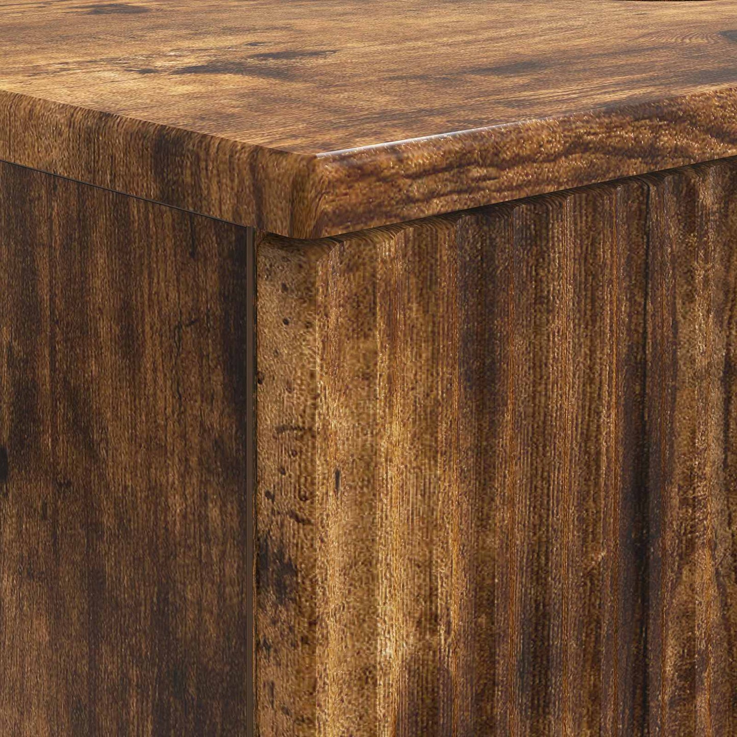 vidaXL Bathroom Sink Cabinet HOORN Smoked Oak 82 x 41x 56 cm