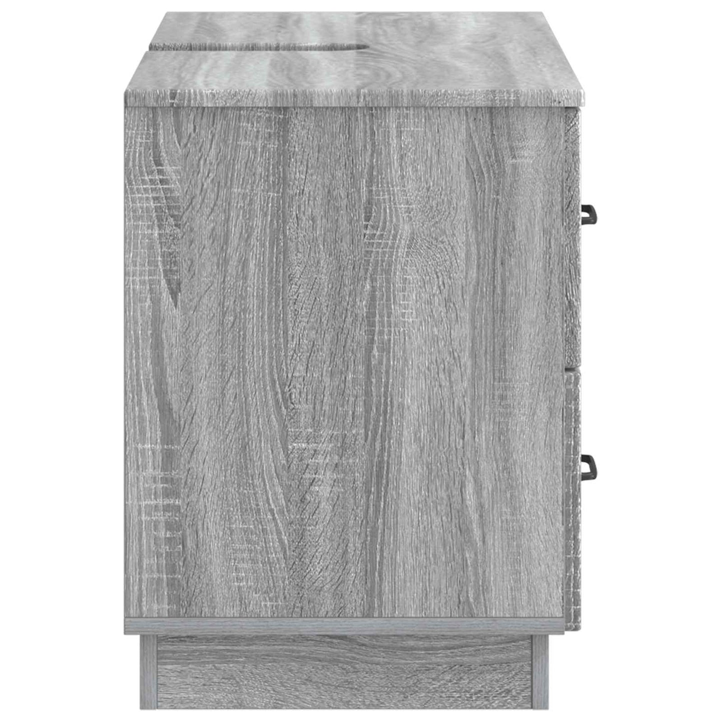 vidaXL Bathroom Sink Cabinet HOORN Grey Sonoma 82 x 41x 56 cm