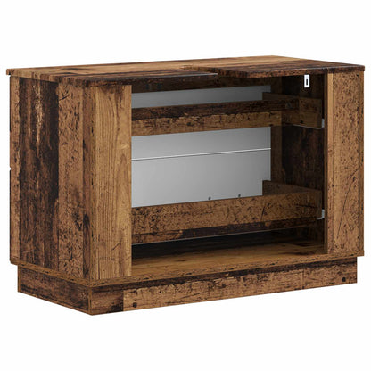 vidaXL Bathroom Sink Cabinet HOORN Old Wood 82 x 41x 56 cm