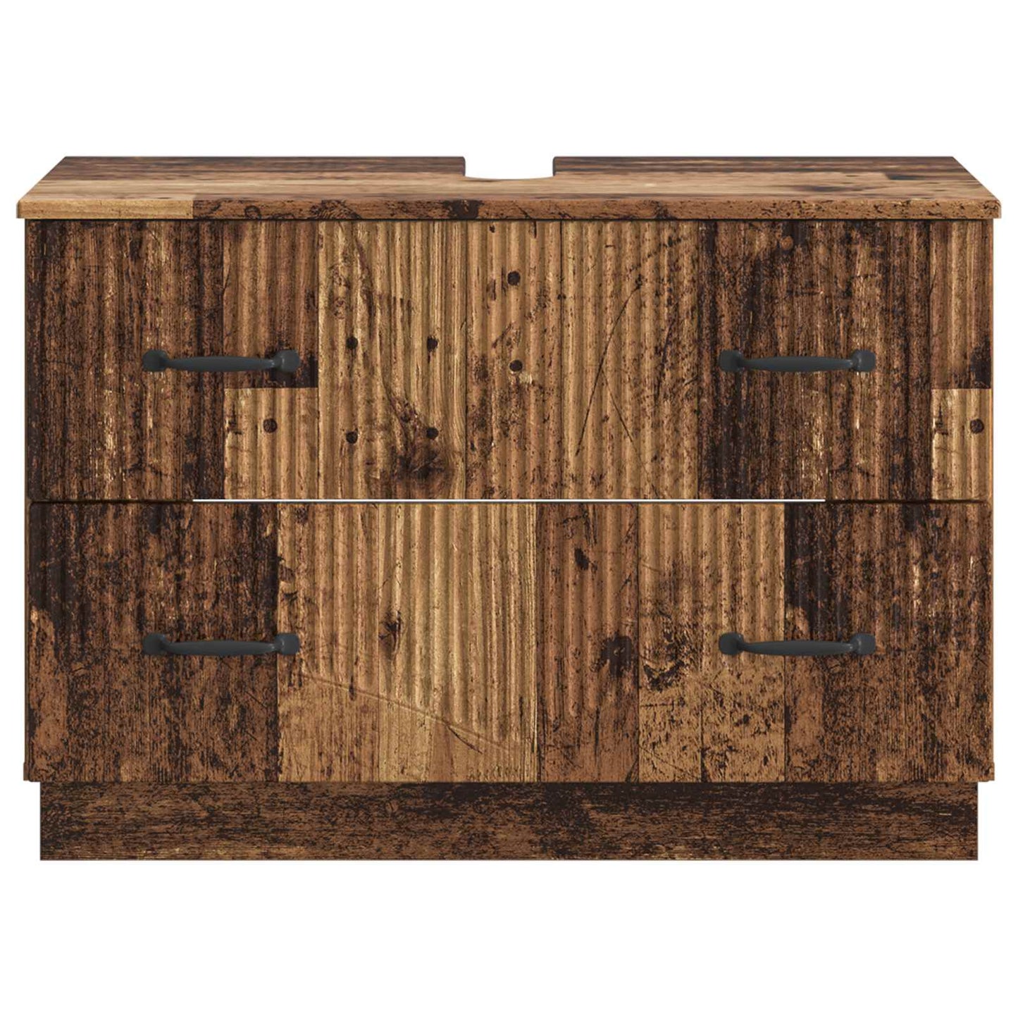 vidaXL Bathroom Sink Cabinet HOORN Old Wood 82 x 41x 56 cm