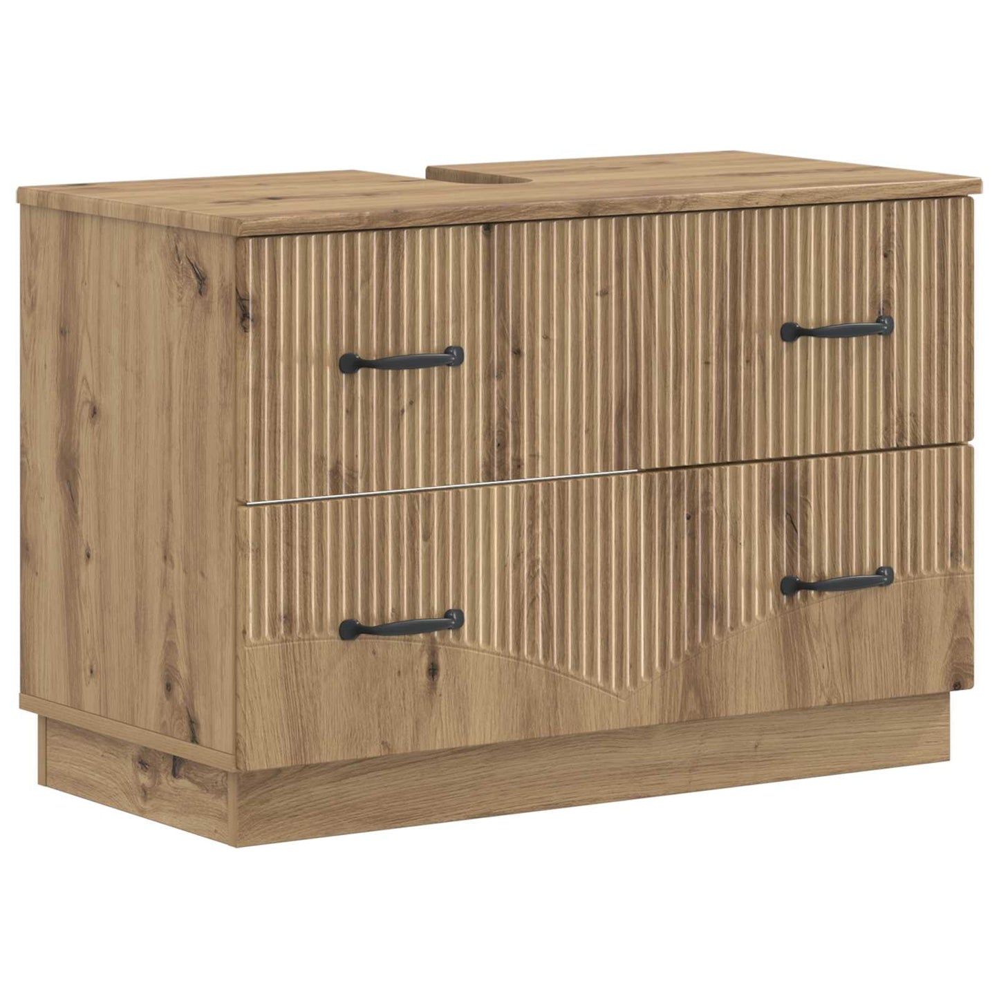 vidaXL Bathroom Sink Cabinet HOORN Artisan Oak 82 x 41x 56 cm