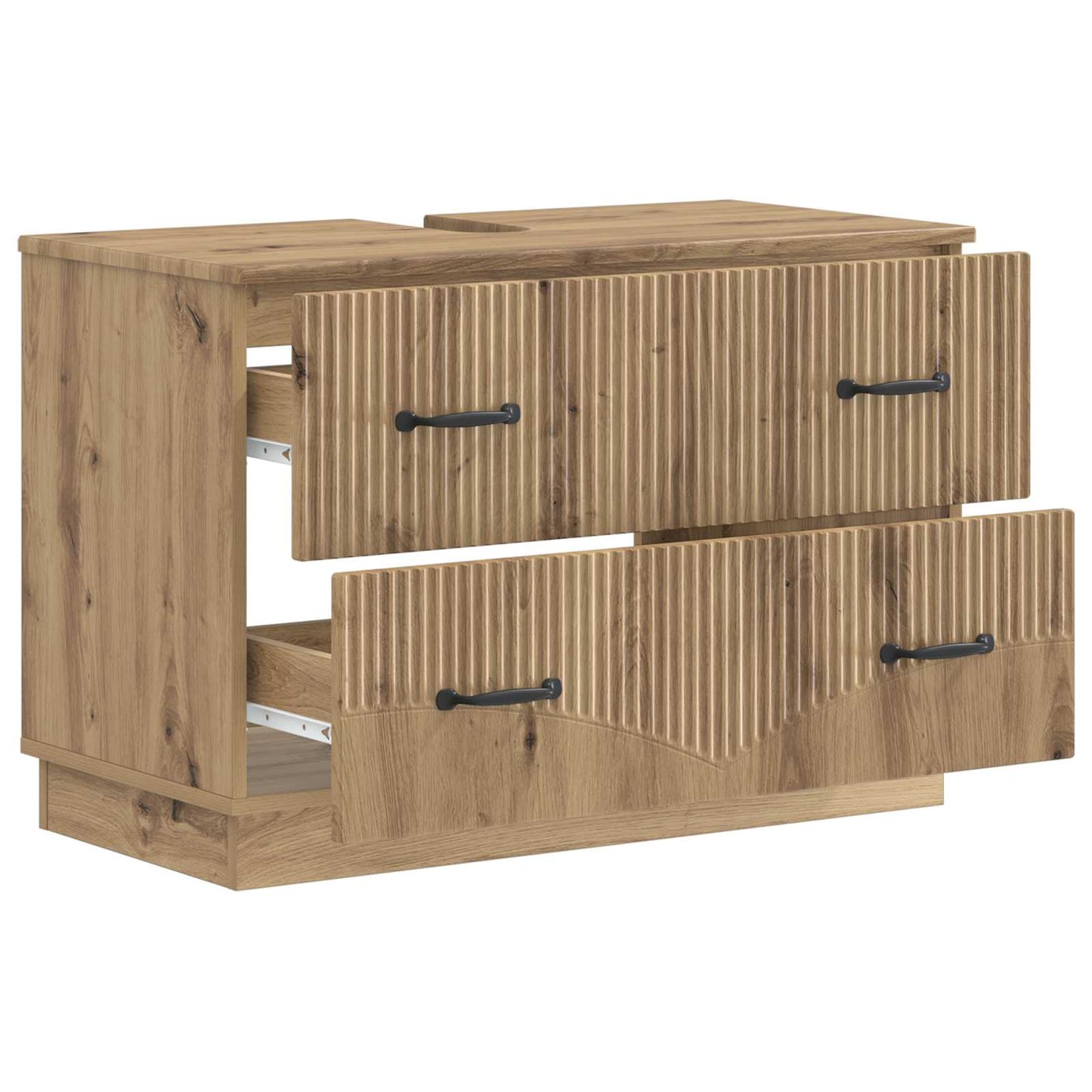 vidaXL Bathroom Sink Cabinet HOORN Artisan Oak 82 x 41x 56 cm