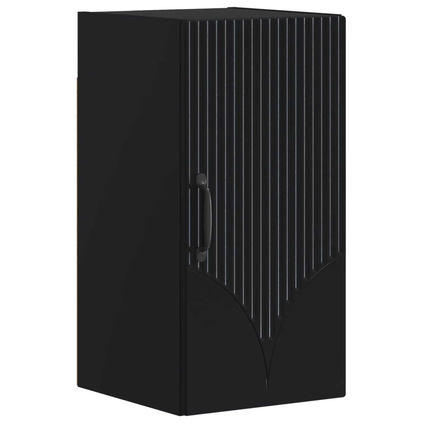 vidaXL Bathroom Wall Cabinet HOORN Black 30 x 31 x 59 cm