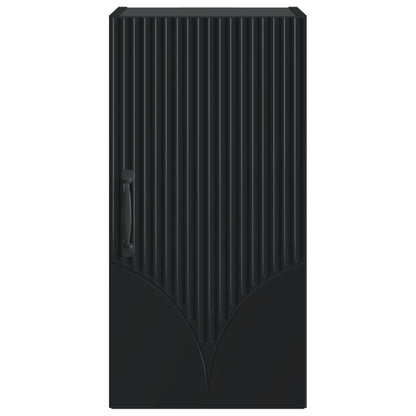 vidaXL Bathroom Wall Cabinet HOORN Black 30 x 31 x 59 cm