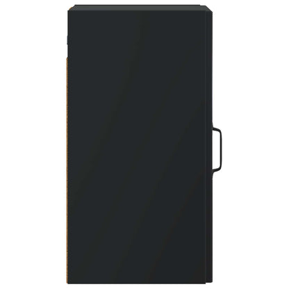 vidaXL Bathroom Wall Cabinet HOORN Black 30 x 31 x 59 cm