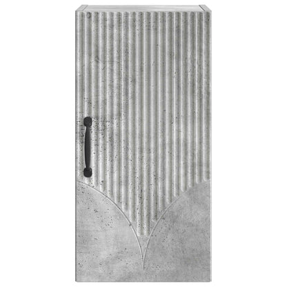 vidaXL Bathroom Wall Cabinet HOORN Concrete Grey 30 x 31 x 59 cm
