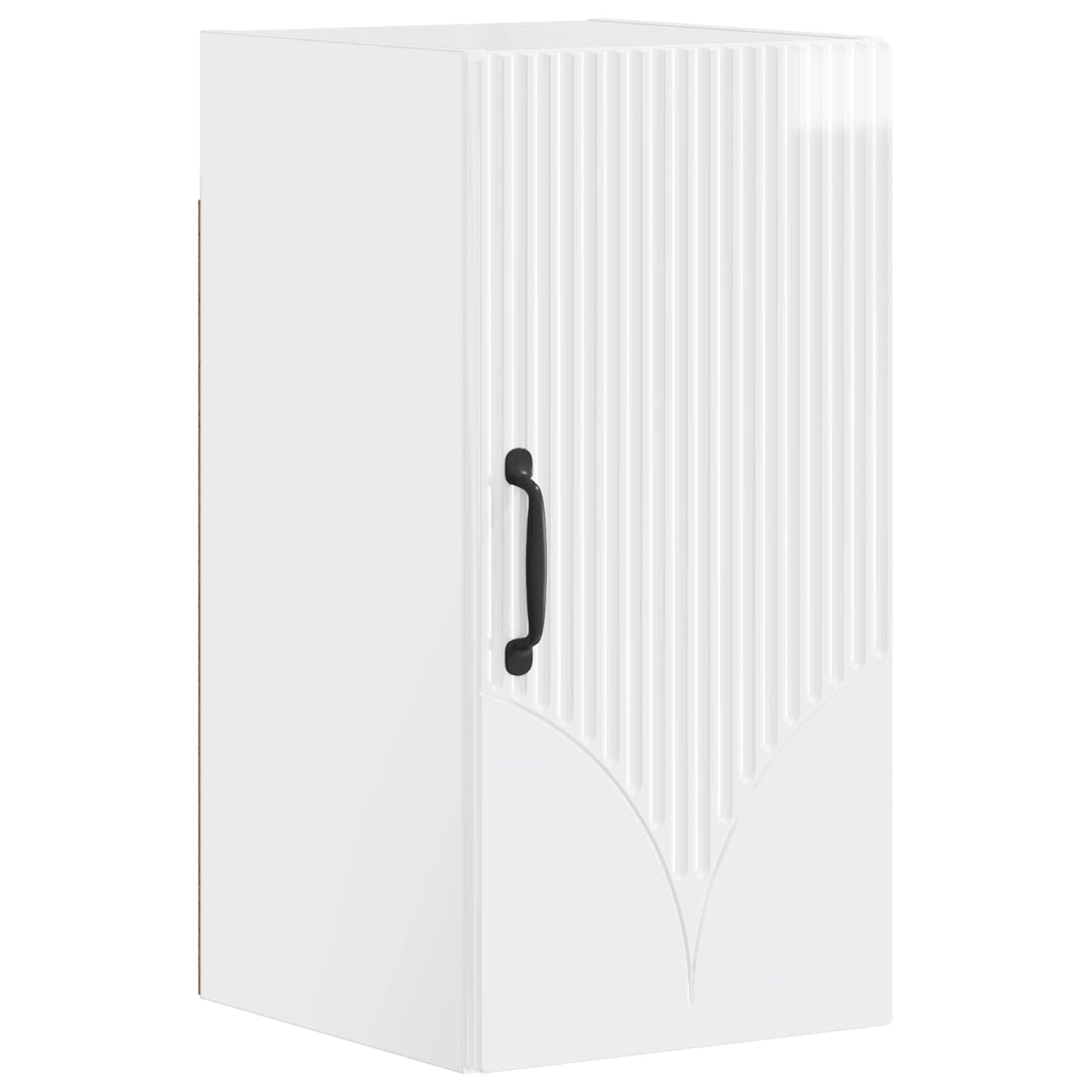 vidaXL Bathroom Wall Cabinet HOORN High Gloss White 30 x 31 x 59 cm