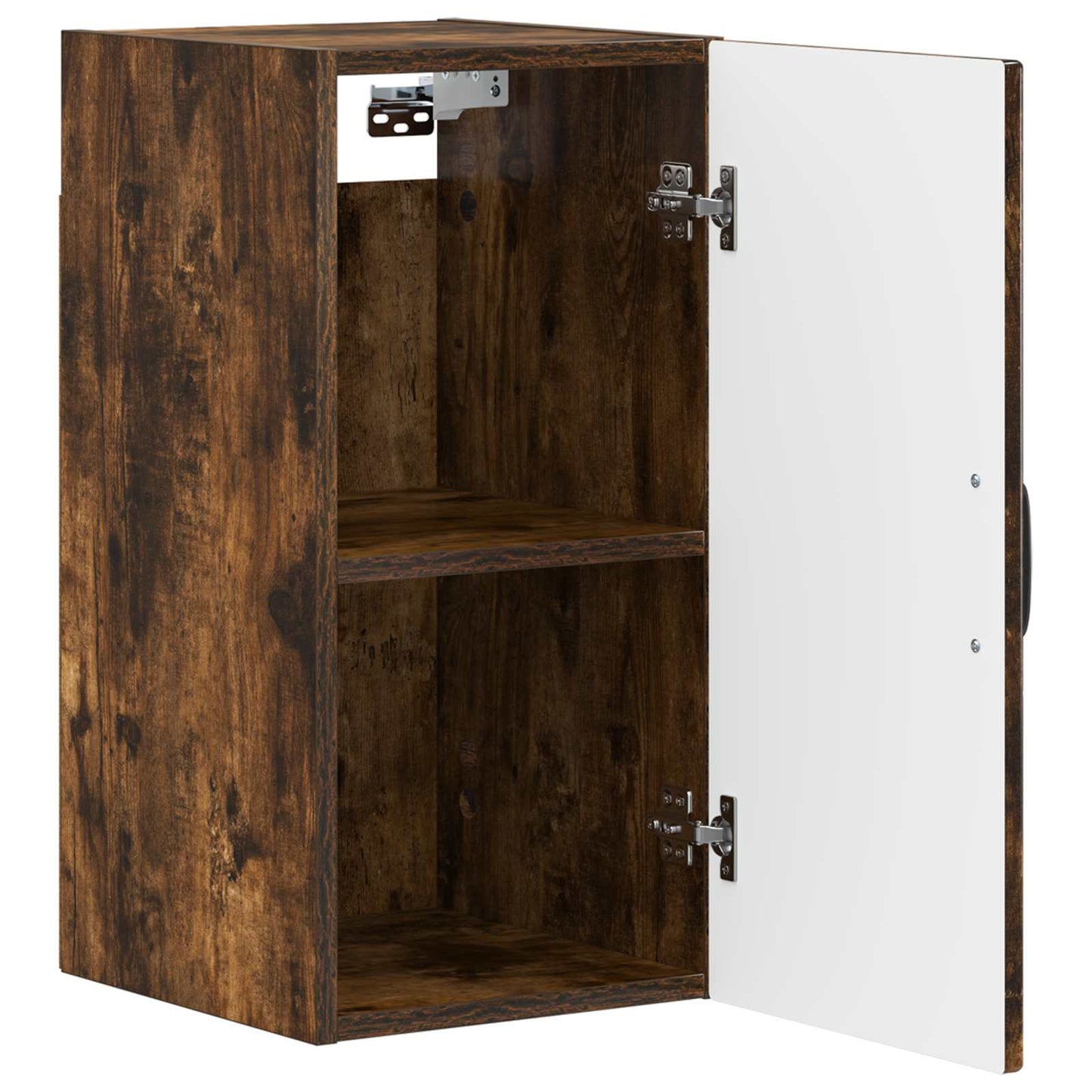 vidaXL Bathroom Wall Cabinet HOORN Smoked Oak 30 x 31 x 59 cm