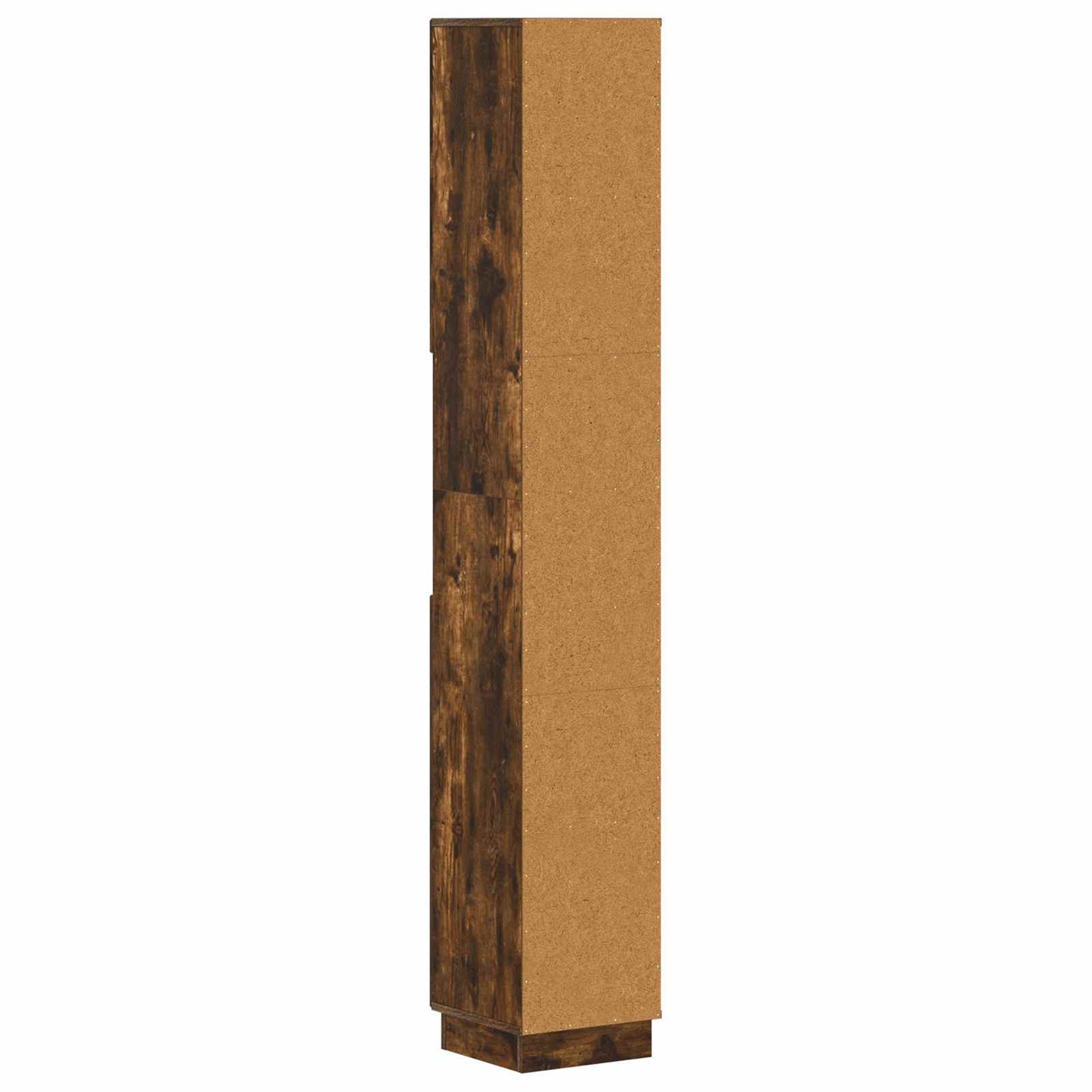 vidaXL Bathroom Cabinet with Open Shelf HOORN Smoked Oak