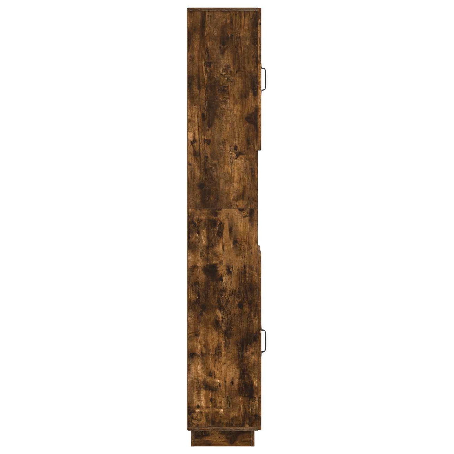 vidaXL Bathroom Cabinet with Open Shelf HOORN Smoked Oak