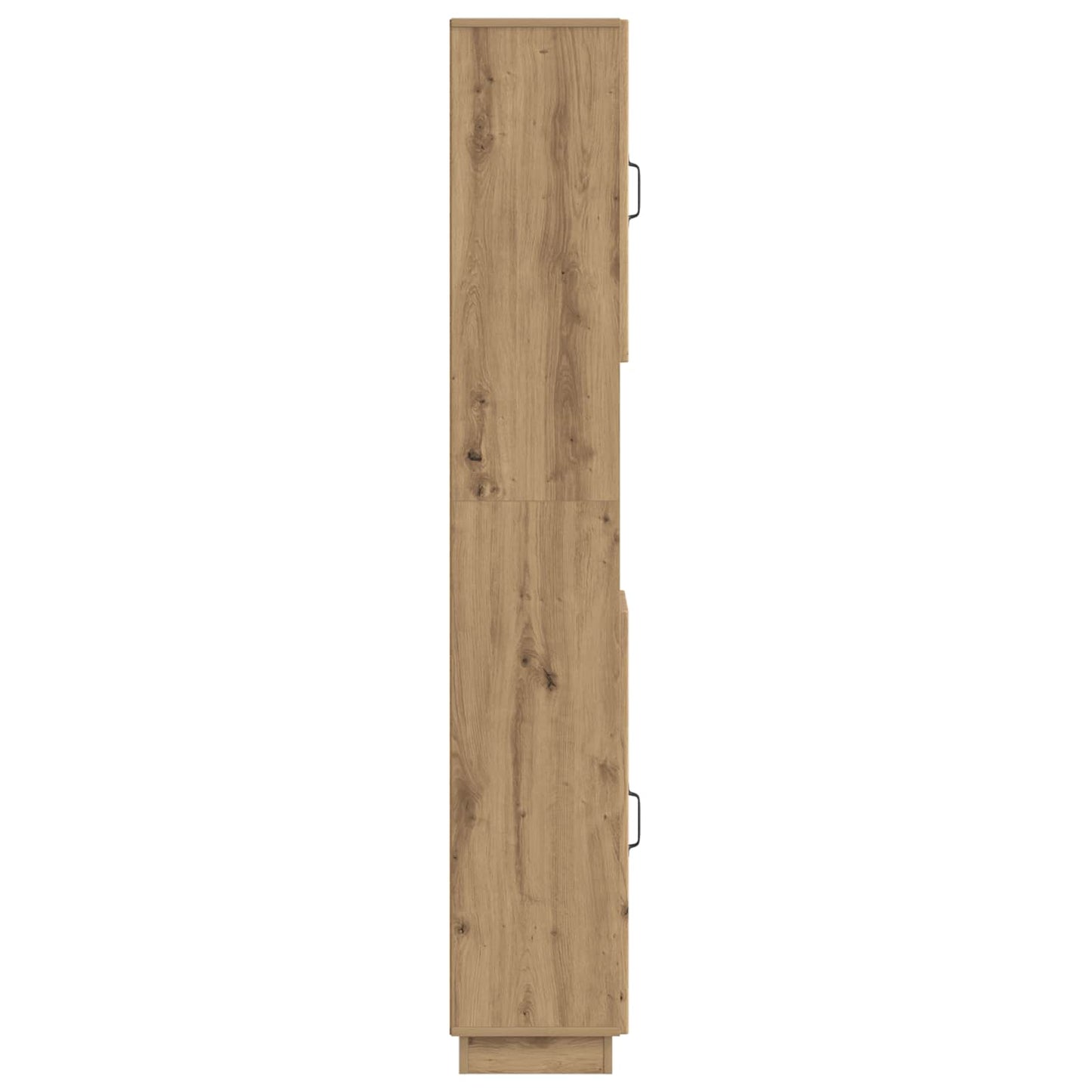 vidaXL Bathroom Cabinet with Open Shelf HOORN Artisan Oak