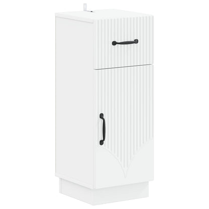 vidaXL Bathroom Storage Cainet HOORN White 30 x 31 x 77 cm