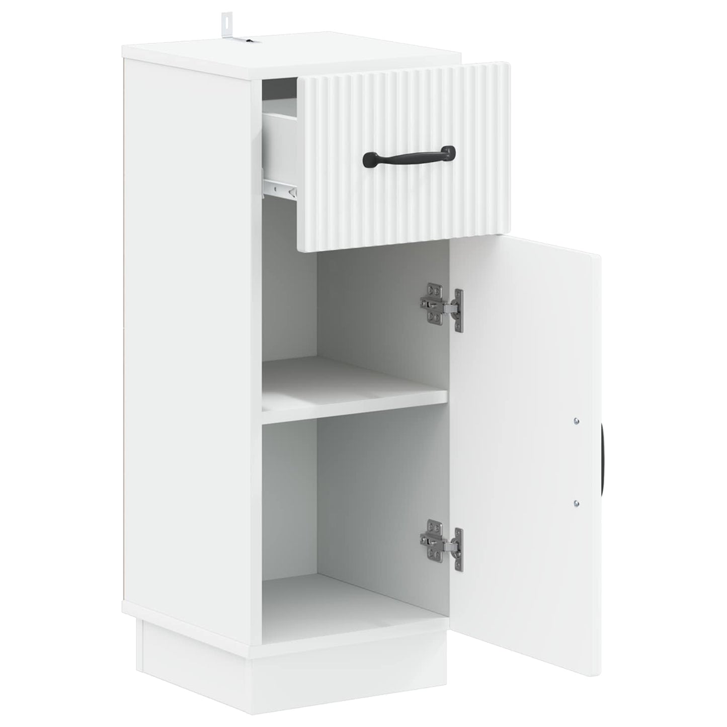 vidaXL Bathroom Storage Cainet HOORN White 30 x 31 x 77 cm