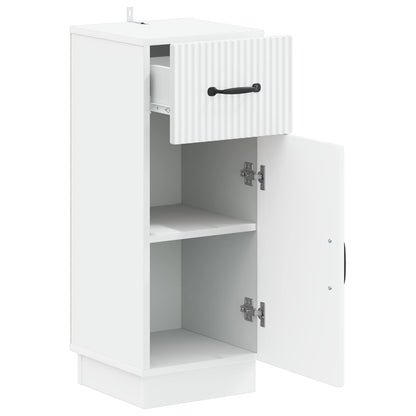 vidaXL Bathroom Storage Cainet HOORN White 30 x 31 x 77 cm