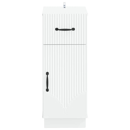 vidaXL Bathroom Storage Cainet HOORN White 30 x 31 x 77 cm