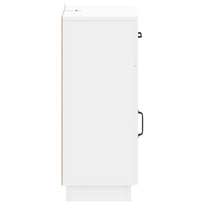 vidaXL Bathroom Storage Cainet HOORN White 30 x 31 x 77 cm
